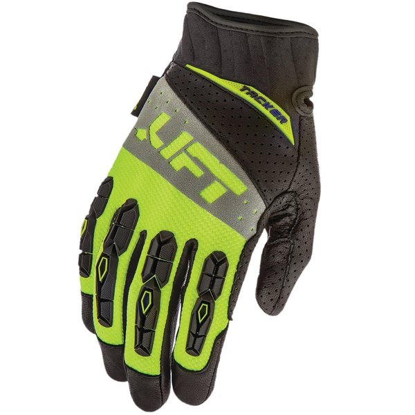 Lift Safety TACKER Glove HiViz Genuine Leather AntiVibe GTA-17HVK1L